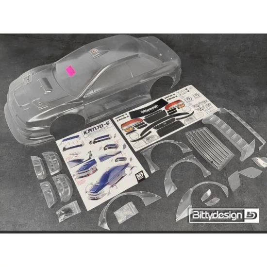 Bittydesign KANJO-S 1/7 clear body for ARRMA Felony, Pre-cut, 1.5mm