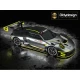 Bittydesign P-GT3R 1/7 transparante body voor ARRMA Infraction Limitless, Voor gesneden, 1.5mm