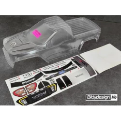 Bittydesign ROCK1 1/10 clear body for all 313mm wheelbase models, Pre-Cut, 1mm
