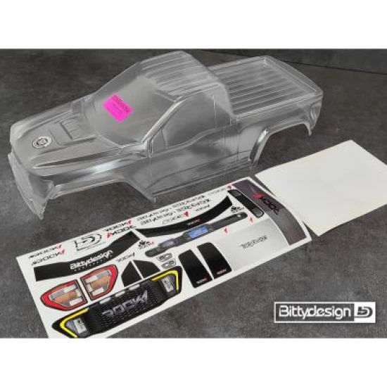 Bittydesign ROCK1 1/10 clear body for all 313mm wheelbase models, Pre-Cut, 1mm