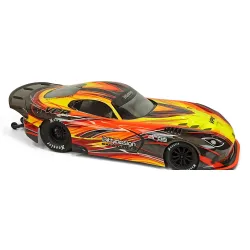 Bittydesign VPR 1/10 No Prep "Street" Drag racing clear body shell