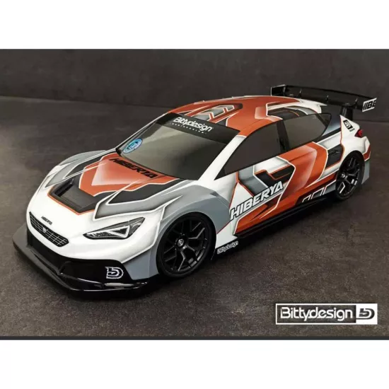 Bittydesign HIBERYA 1/10 clear body 190mm for front wheel drive car