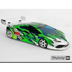 Bittydesign GT12 body AGATA for 1/12 Supastox class