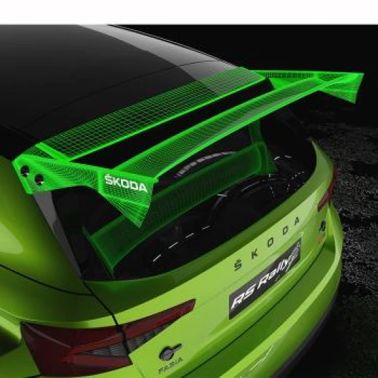 SKODA Fabia RS Rally2 1/10 190mm body light weight 0.8MM
