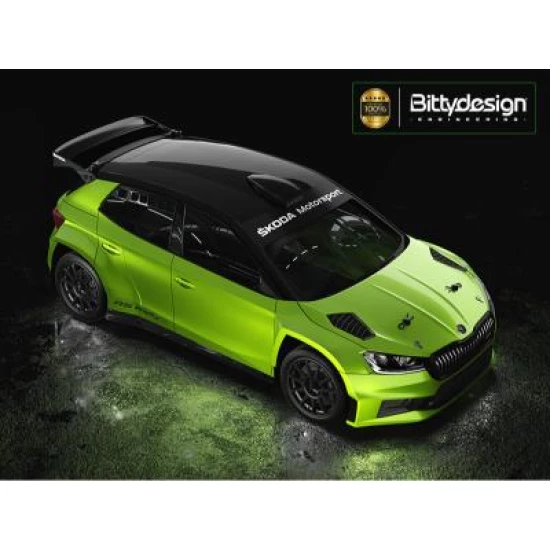 SKODA Fabia RS Rally2 1/10 190mm body light weight 0.8MM