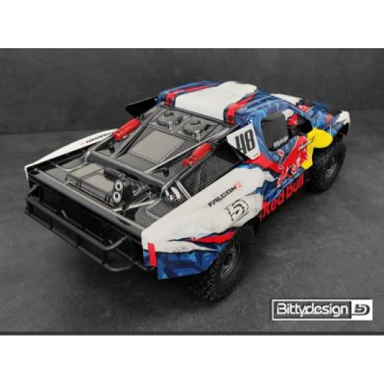 Bittydesign FALCON-X 1/7 clear body for ARRMA Mojave 6S BLX, Pre-cut, 1.5mm