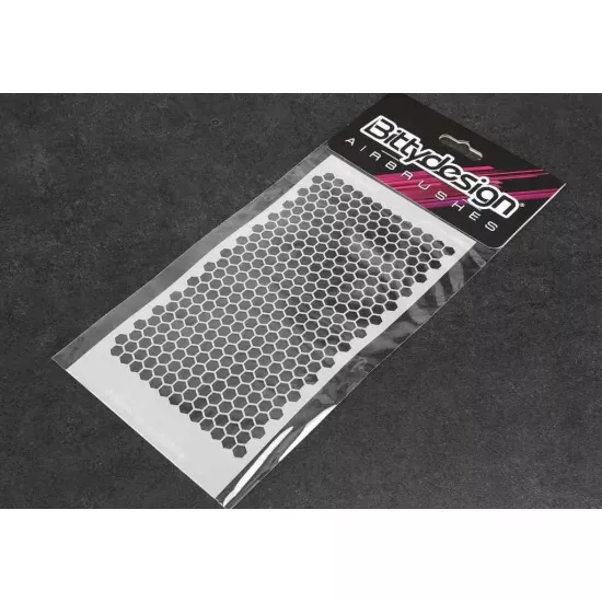 Bittydesign Vinyl stencil - Honeycomb V1 small