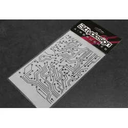 Bittydesign Vinyl stencil - Electronic Circuit