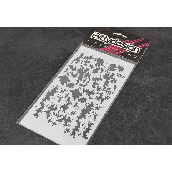 Bittydesign Vinyl stencil - Camo Digi