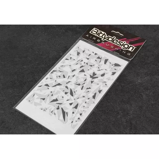 Bittydesign Vinyl stencil - Camo Artic (A + B)