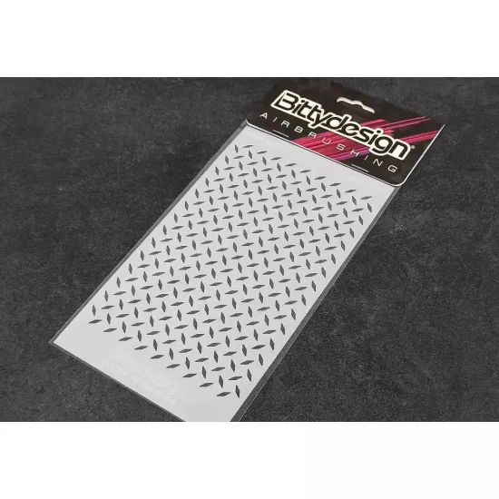 Bittydesign Vinyl stencil - Diamond Plate