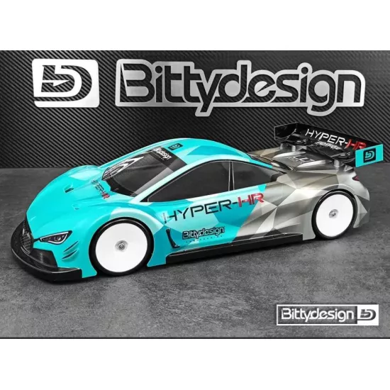 Bittydesign HYPER-HR clear body 1/10 TC 190mm, ULT (Ultra Lite)