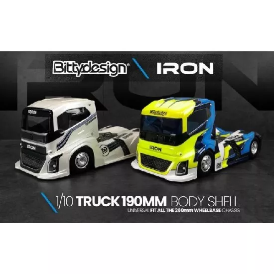 Bittydesign IRON clear body 1/10 190mm truck