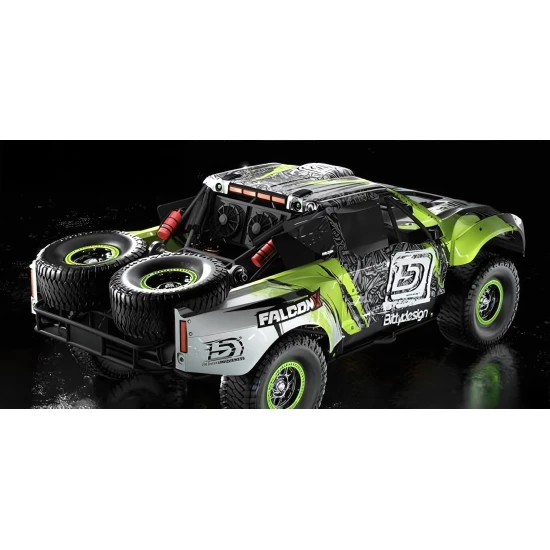 Bittydesign FALCON-X 1/7 Pre-Painted body for TRAXXAS UDR, Pre-cut, 1.5mm - GREEN