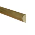 Messing halfrond staf