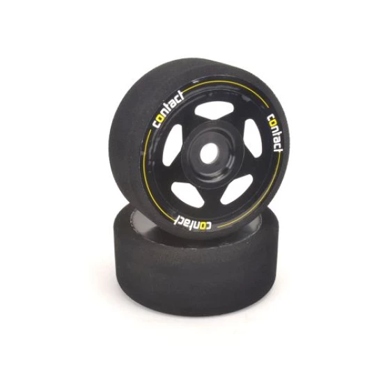 GT8 Rally black  pre-glued foam tyres 25SH-103MM