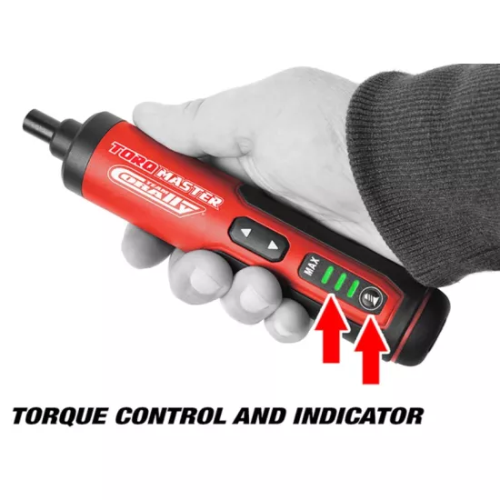 Team Corally Torq Master Draadloze schroevendraaier met digitale koppelregeling Li-Ion 3.6V 1pc