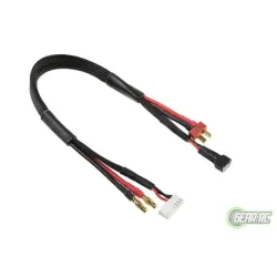 Team Corally - Laad-/Balanceer kabel - T-Plug 2S - Lader 6S XH stekker - 2S XH stekker - 14 AWG ULTRA V+ Siliconen kabel - 30cm - 1 st