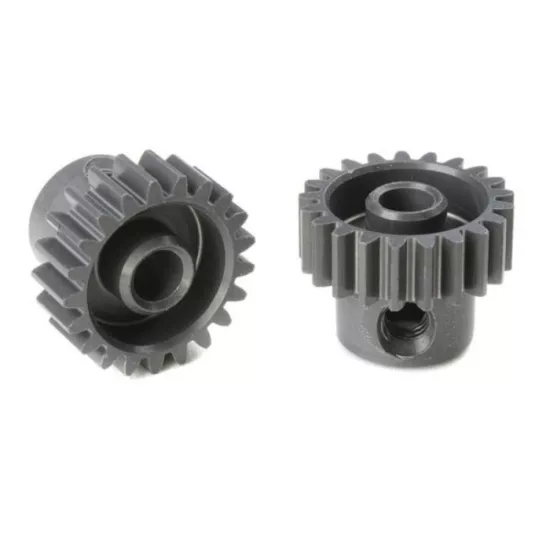 Team Corally 48 DP Motortandwiel Kort Hard geanodiseerd AL7075 25 Tanden Motoras dia 3.17mm