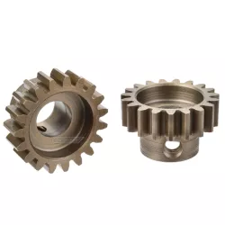 Team Corally - M1.0 Pinion – Short Wide Teeth – Hardened Steel - 19 Teeth - Shaft Dia. 8mm