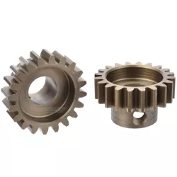 Team Corally - M1.0 Pinion – Short Wide Teeth – Hardened Steel - 20 Teeth - Shaft Dia. 8mm