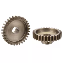 Team Corally - M1.0 Pinion – Short Wide Teeth – Hardened Steel - 30 Teeth - Shaft Dia. 8mm