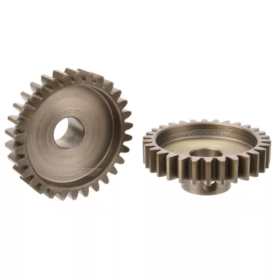 Team Corally - M1.0 Pinion – Short Wide Teeth – Hardened Steel - 30 Teeth - Shaft Dia. 8mm