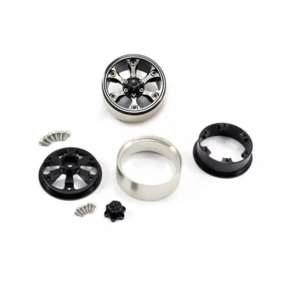 Fastrax 1.9" Heavy Duty 6-Spoke Alloy Beadlock Wheels (106g Each) (2pcs)