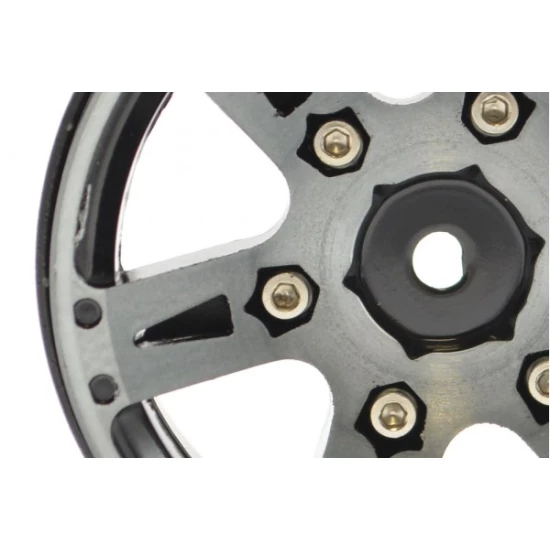 Fastrax 1.9 zware 6-spaaks aluminium beadlock velgen 4 stuks