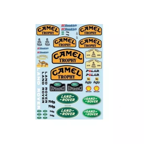 Camel Trophy decal sheet for TRX-4