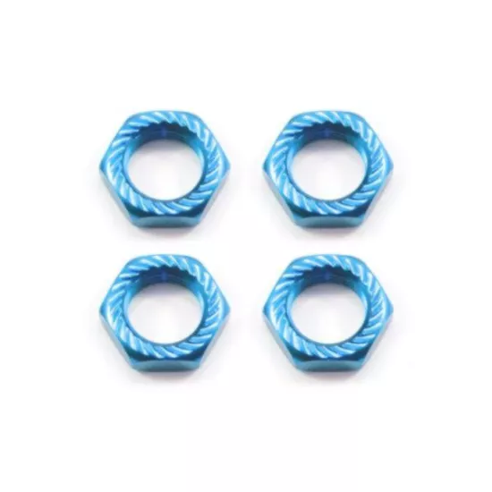 Borgmoer 17 mm (4) fijn draad 1.0, gekarteld, blauw