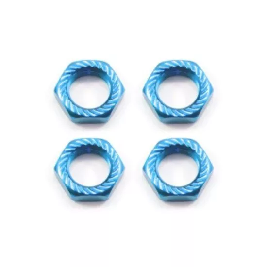 Borgmoer 17 mm (4) grof draad 1.25, gekarteld, blauw