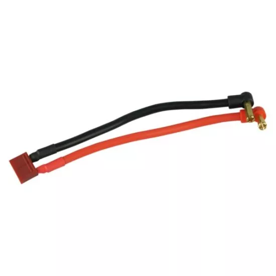 Accu kabel met Deans en Bussen 4.0mm 12cm