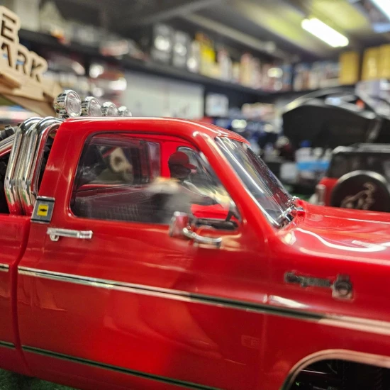 Interieur voor Chevrolet K10 1:18 3d geprint met mannetje