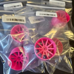 Stuurwiel voor Traxxas TQi 3d geprint roze