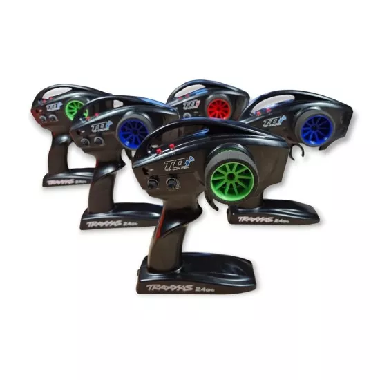 Stuurwiel voor Traxxas TQi 3d geprint rood