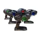 Stuurwiel voor Traxxas TQi 3d geprint rood