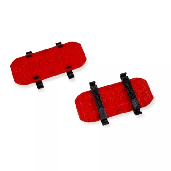 TRX-4M rijplaten rood 2 stuks