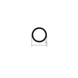 1,3x0,2 mm lengte 50 cm Messing Rond buis 
