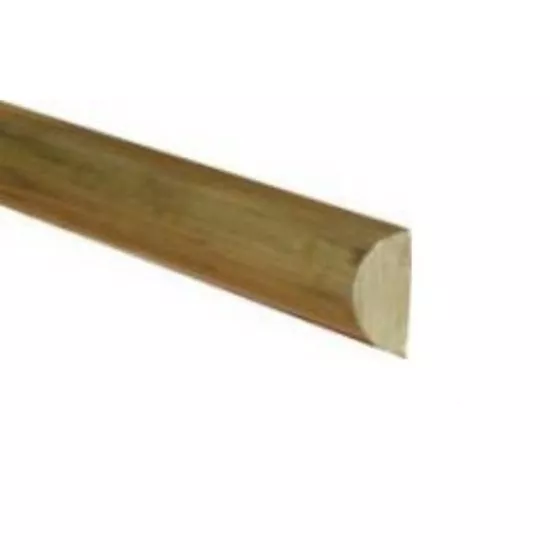Messing Massief halfrond staf 6x3 mm , lengte 50 cm