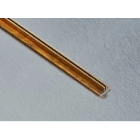 Messing ? - Profiel 4x2 mm , lengte 50 cm