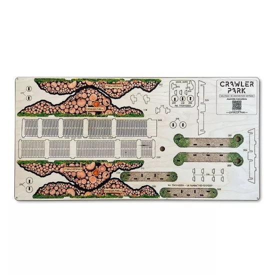 Crawler park starter kit circuit 1/24 and 1/18