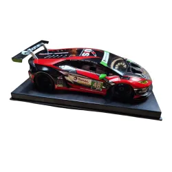 1/28 GL Lamborghini GT3 body-005(Metallic silver/ red) MiniZ