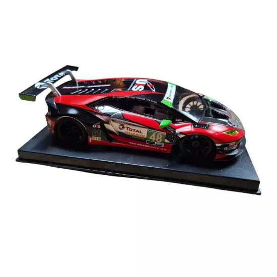 1/28 GL Lamborghini GT3 body-005(Metallic silver/ red) MiniZ