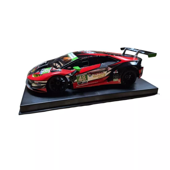 1/28 GL Lamborghini GT3 body-005(Metallic silver/ red) MiniZ