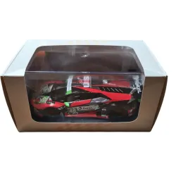 1/28 GL Lamborghini GT3 body-005(Metallic silver/ red) MiniZ