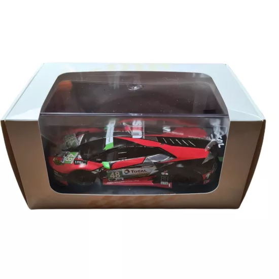 1/28 GL Lamborghini GT3 body-005(Metallic silver/ red) MiniZ