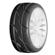 GRP 1:8 GT T03 REVO XM7 MediumHard Mounted on New 20 Spoked FLEX White Wheel 2pcs