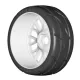 GRP 1:8 GT T03 REVO XM7 MediumHard Mounted on New 20 Spoked FLEX White Wheel 2pcs