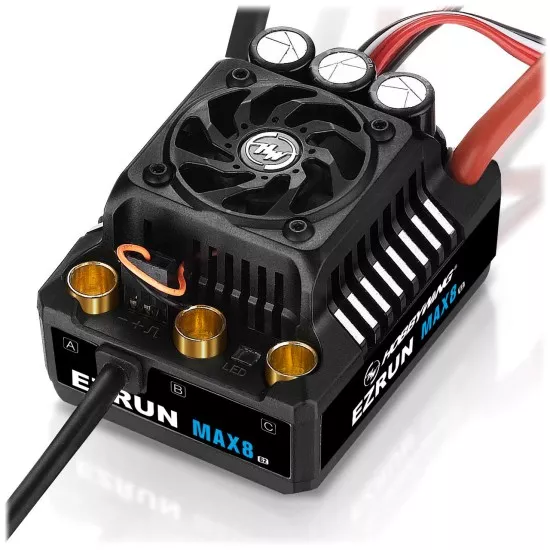 Hobbywing Ezrun MAX8 G2 ESC Sensorless 160 Amp, 3-6s LiPo, BEC 6A